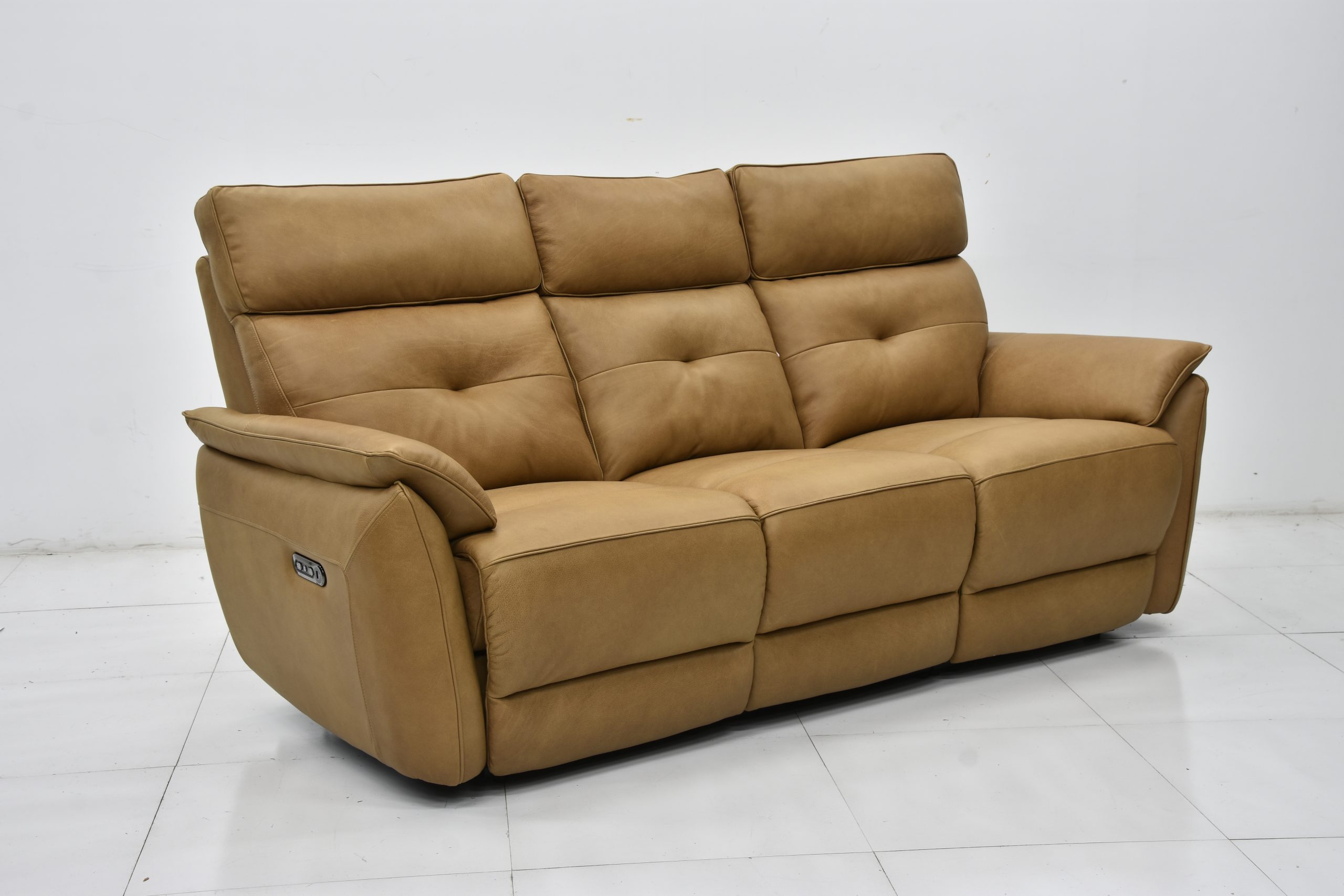 mini kensington leather sofa